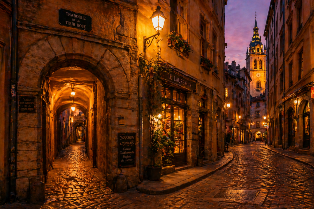 Places to visit in France  Lyon's historic Vieux Lyon district with its famous traboules passageways