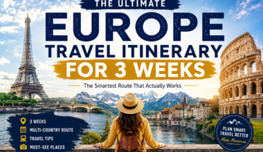 europe travel itinerary 3 weeks