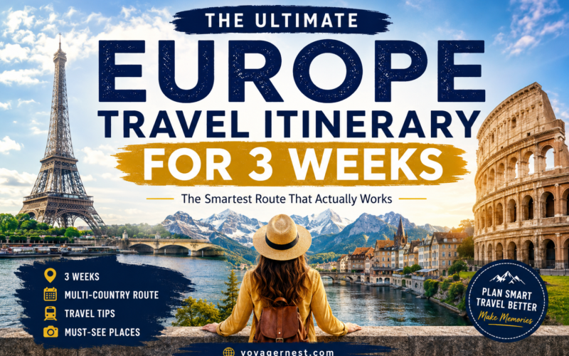 europe travel itinerary 3 weeks